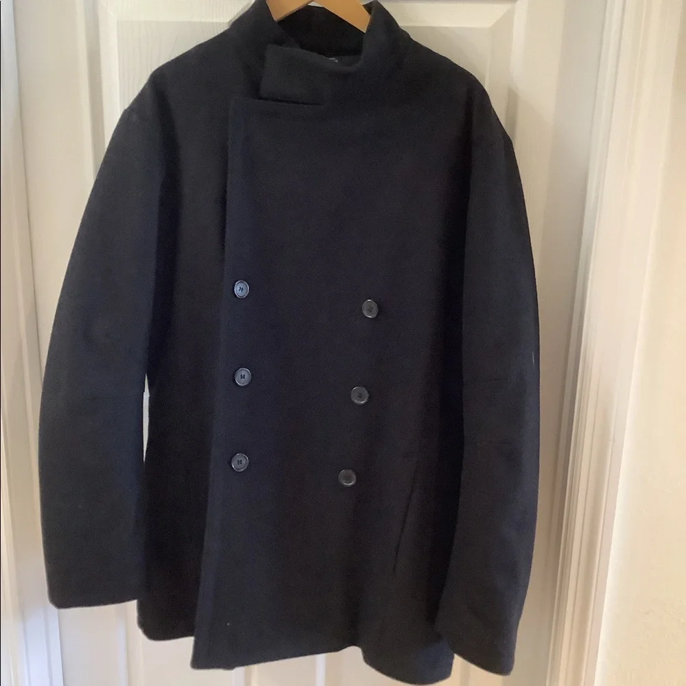 MEN TOMMY HILFIGER NAVY WOOL JACKET - Picture 2 of 13